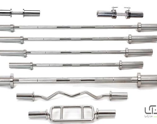 انواع میله هالتر باشگاهی در سایزهای مختلف