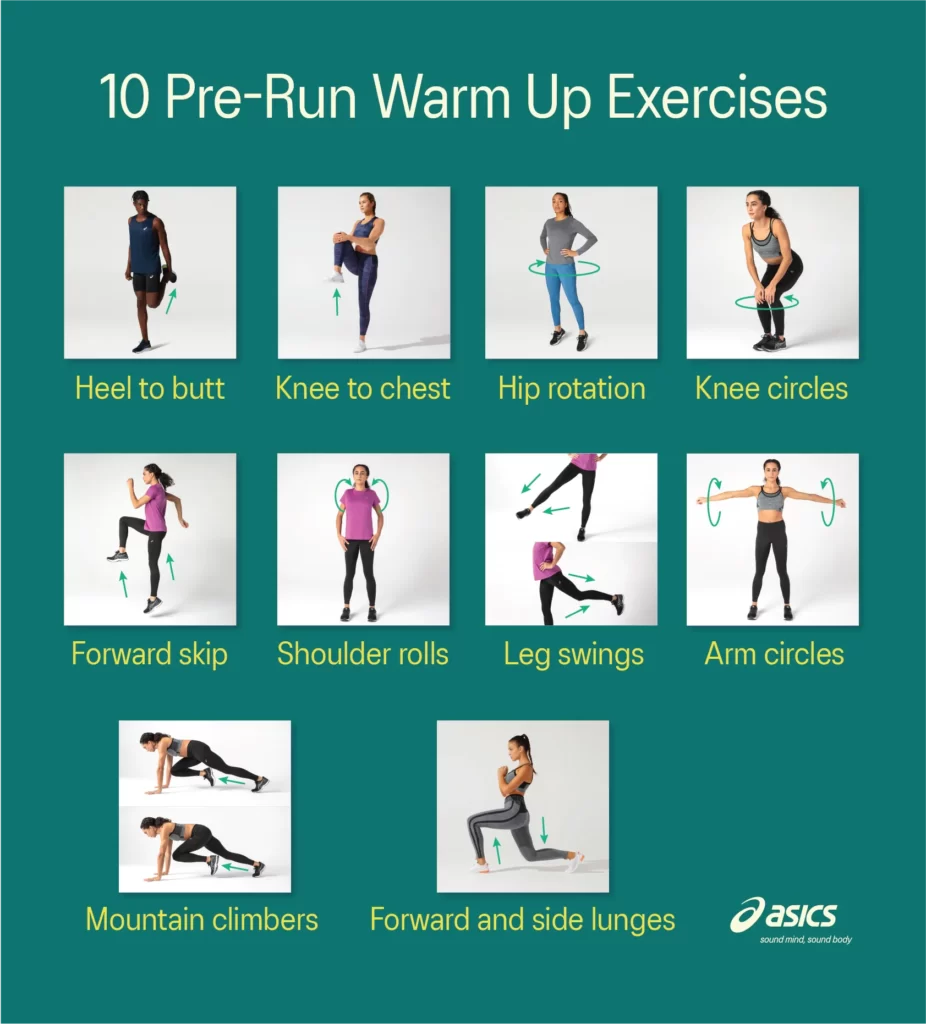 گرم کردن بدن قبل از ورزش