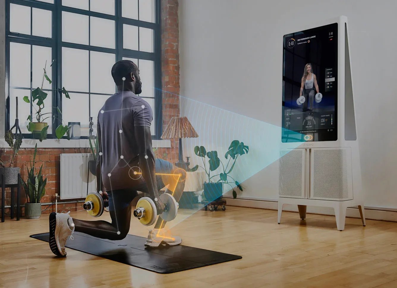 آینه هوشمند مخصوص ورزش در منزل